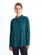 Patterned Long Sleeve Women's Shirt